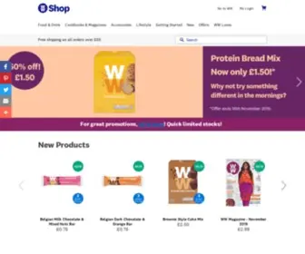 Weightwatchersshop.co.uk(WW Shop) Screenshot