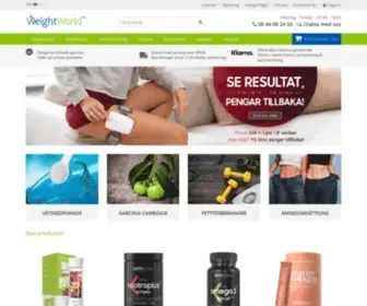 Weightworld.se(Hälsokost) Screenshot