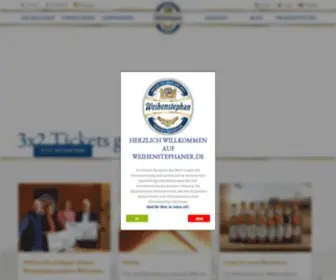 Weihenstephaner.de(Die älteste Brauerei der Welt) Screenshot