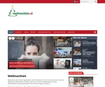 Weihnachten.at(Weihnachten online erleben auf) Screenshot