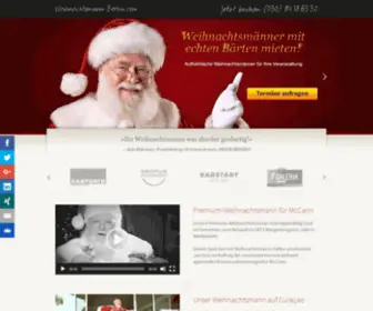 Weihnachtsmann-Berlin.com(Jetzt buchen) Screenshot