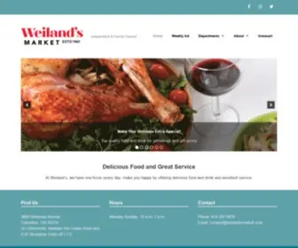 Weilandsmarket.com(Weiland's Market) Screenshot