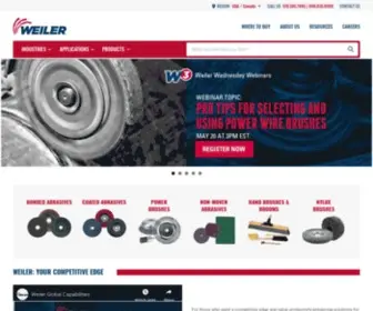 Weilercorp.com(Brusna orodja in strojne ščetke za rezanje) Screenshot