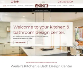 Weilerskitchens.com(Home Design and Remodeling Feasterville PA) Screenshot