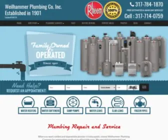 Weilhammerplumbing.com(Weilhammer Plumbing) Screenshot