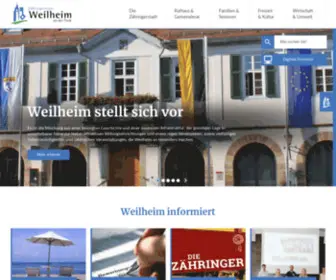 Weilheim-Teck.com(Stadt Weilheim an der Teck ) Screenshot