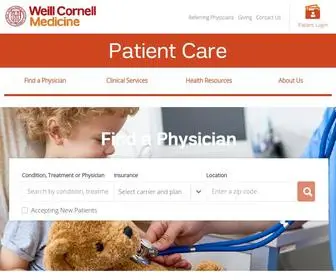 Weillcornell.org(Weill Cornell Medicine) Screenshot