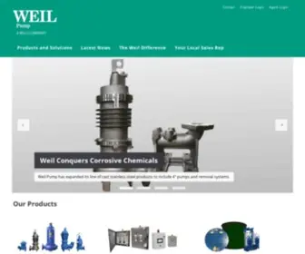 Weilpump.com(A Wilo Company) Screenshot