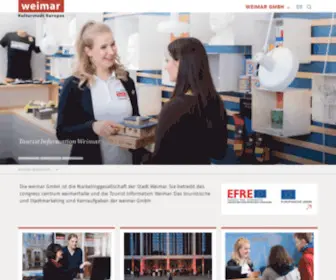 Weimar-GMBH.com(Willkommen in der Kulturstadt Weimar) Screenshot