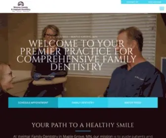 Weimardds.com(Maple Grove Dentist) Screenshot