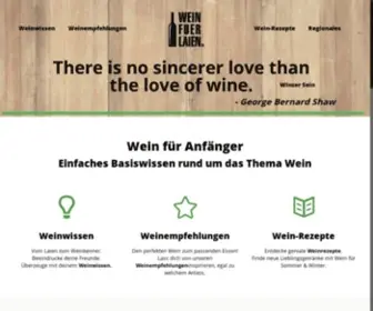 Wein-Fuer-Laien.de(Wein) Screenshot