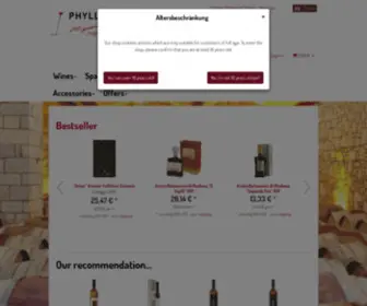 Wein-Online.it(Unsere Liebe zum Wein und unsere Ehrlichkeit sind unsere Garantie) Screenshot