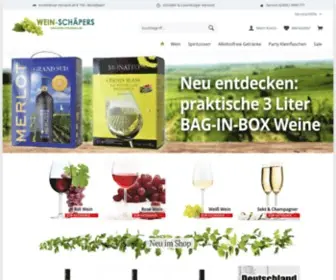 Wein-Schaepers.de(Wein-Schäpers) Screenshot