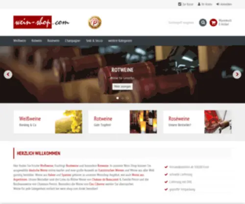 Wein-Shop.com(Wein Shop) Screenshot