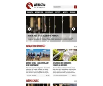 Wein.com(Das Magazin. Faszination Wein) Screenshot
