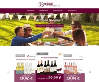 Weine-IM-Angebot.de(Unser aktuelles Wein) Screenshot