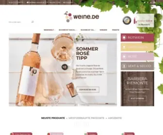 Weine.de(Guten Wein online kaufen) Screenshot