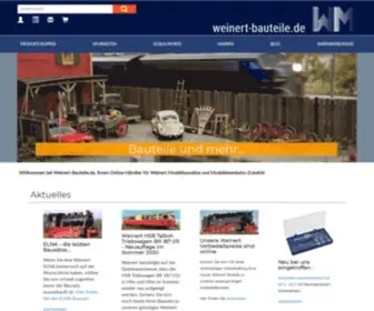 Weinert-Bauteile.de(Onlineshop für Ihr Modelleisenbahn Hobby) Screenshot