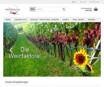 Weinfaktorei.de(Die Weinfaktorei ) Screenshot