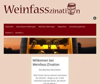 Weinfass-Zination.de(Die Weinfass Manufaktur) Screenshot