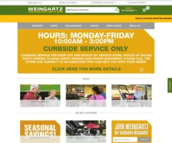 Weingartz.com(Outdoor Power Equipment) Screenshot