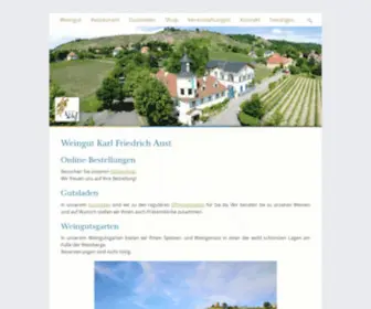 Weingut-Aust.de(Mit Hang zur Lebensfreude) Screenshot