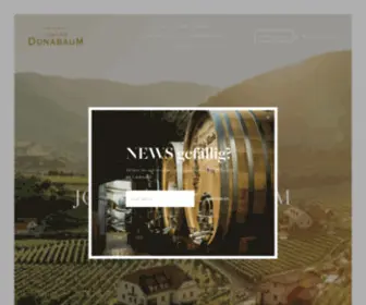 Weingut-Donabaum.at(Weingut Johann Donabaum) Screenshot