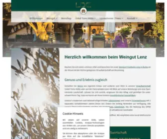 Weingut-Friedhelm-Lenz.de(Straußwirtschaft Mosel) Screenshot