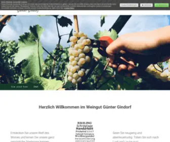 Weingut-Gindorf.com(Weingut Günter Gindorf Weine) Screenshot