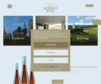 Weingut-Robert-Weil.com(Weingut Robert Weil) Screenshot