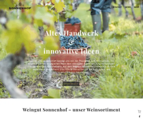 Weingutsonnenhof.de(Martin Fischer) Screenshot