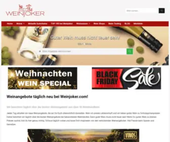 Weinjoker.com(▷ Weinjoker) Screenshot