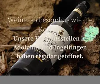 Weinkellerei-Hohenlohe.de(Weine so besonders wie die Region) Screenshot