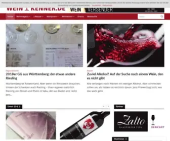 Weinkenner.de(Das Weinmagazin) Screenshot