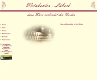 Weinkontor-Luebeck.de(Weinkontor Lübeck) Screenshot