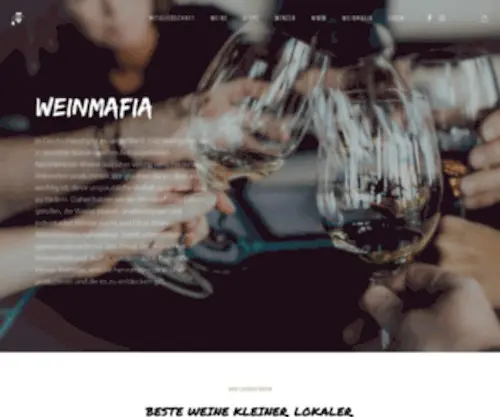 Weinmafia.com(Eine andere WordPress) Screenshot