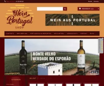 Weinportugalshop.de(Best Shop Portugiesische Weine) Screenshot