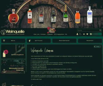 Weinquelle.com(Weinquelle Lühmann) Screenshot