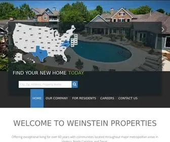 Weinsteinproperties.com(Weinstein Properties) Screenshot