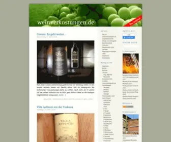 Weinverkostungen.de(Verkostungen von Wein) Screenshot