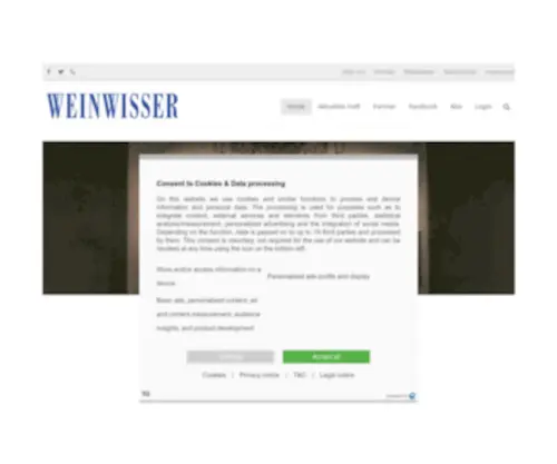 Weinwisser.com(Home) Screenshot