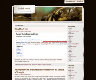 Weird-Proof.org(Weird Proof) Screenshot