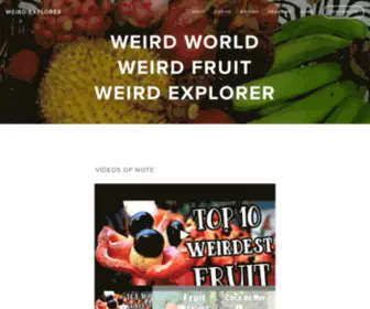 Weirdexplorer.com(Weird Explorer) Screenshot