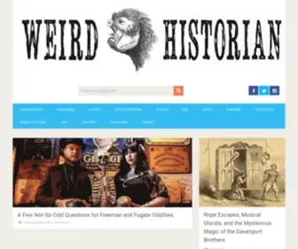 Weirdhistorian.com(Weird Historian) Screenshot