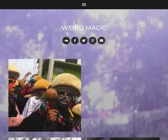 Weirdmagic.biz(WEIRD MAGIC) Screenshot
