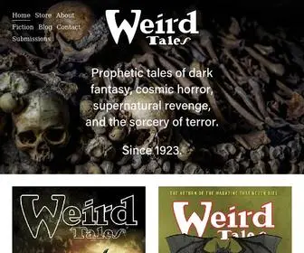 Weirdtales.com(Weird Tales) Screenshot