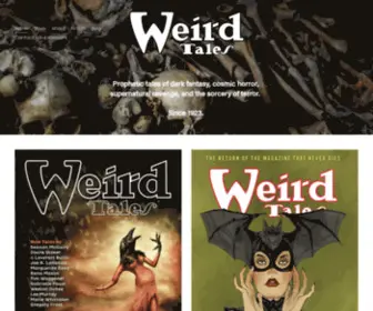 Weirdtales.net(Weird Tales) Screenshot