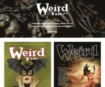 Weirdtalesmagazine.com(Weird Tales) Screenshot