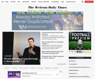 Weirtondailytimes.com(News, sports, jobs) Screenshot