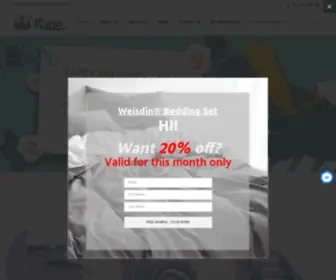 Weisdinlinen.com(Bedding Sets Manufacture) Screenshot